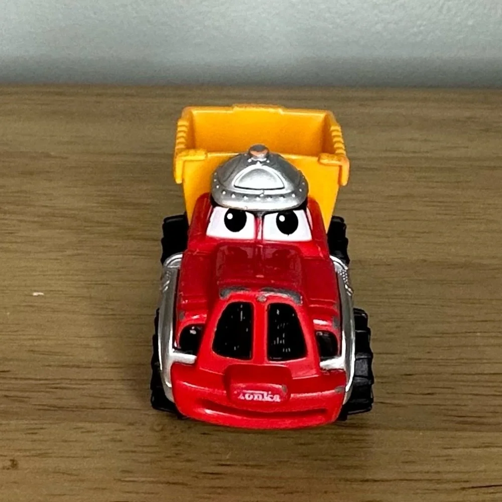 Vintage 2002 Hasbro Tonka Red‎ And Yellow Small Toy Dump Truck
